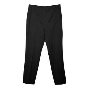 Worthington Womens High Rise Slim Ankle Pants Black Wrinkle Free Size 16 NWT
